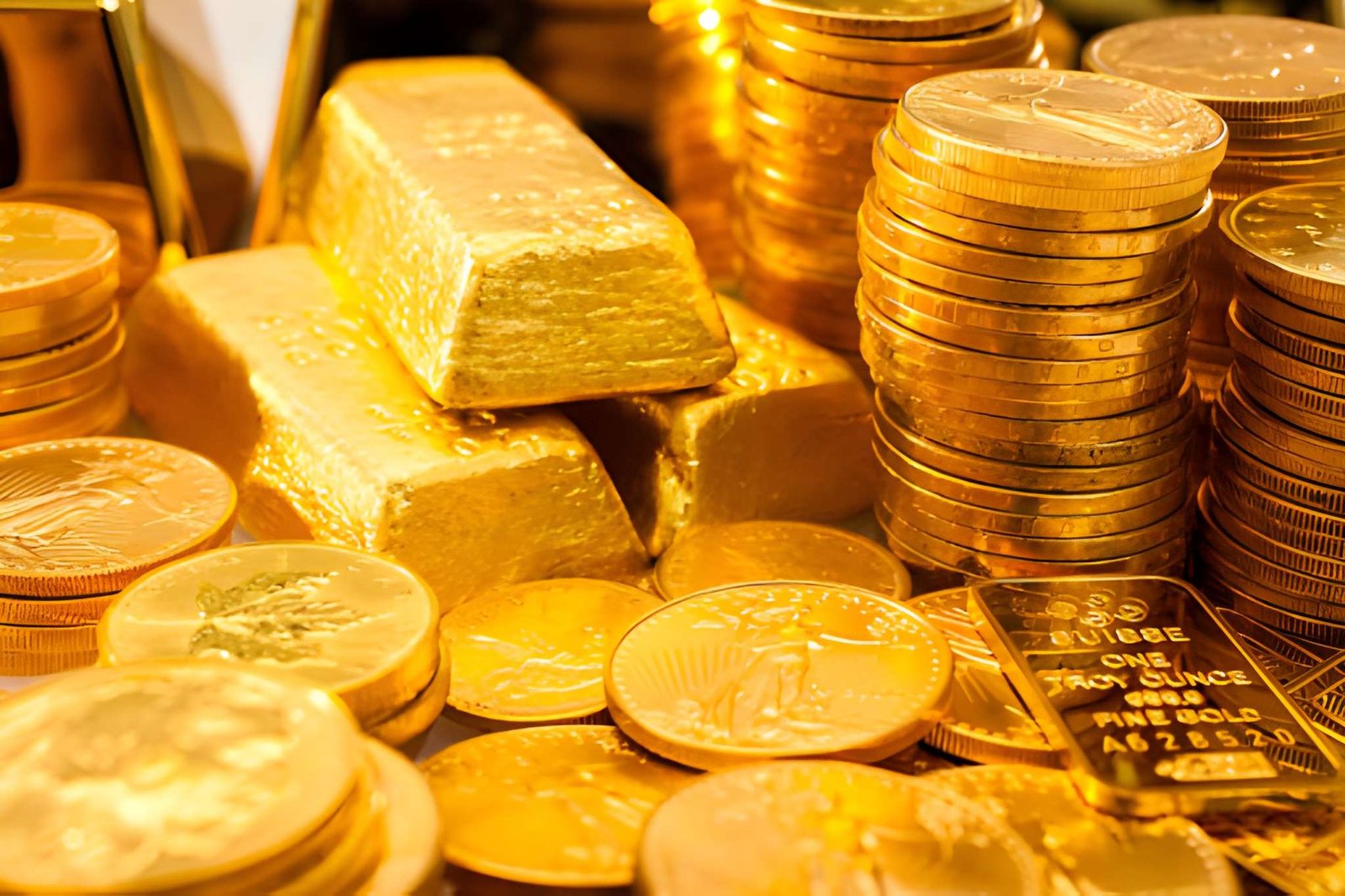 Pièces et lingots d'or